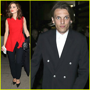 Jenna Coleman & Jamie Campbell Bower Hit Dior Cruise After Party in London