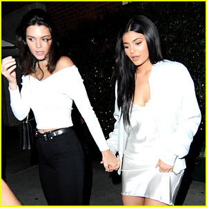 Kendall & Kylie Jenner Are White Hot Sisters for Dinner Fun