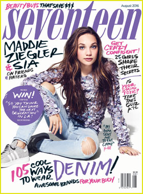 Maddie Ziegler Covers 'Seventeen' August 2016!