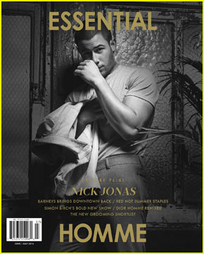 Nick Jonas Covers 'Essential Homme' Magazine June/Jule 2016 (Exclusive)