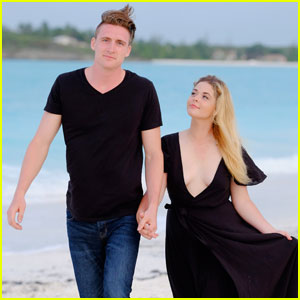 Sasha Pieterse Holds Hands With Fiance Hudson Sheaffer in the Bahamas