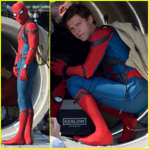 Tom Holland Looks Hot in His Spider-Man Suit - First Look Photos!