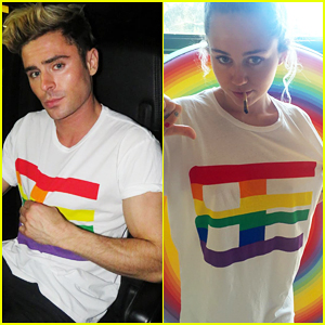 Zac Efron & Miley Cyrus Team Up With Baja East To Support Orlando's Pulse Victims Fund!
