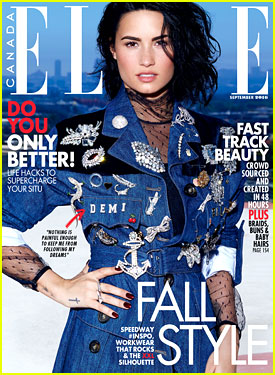 Demi Lovato is Elle Canada's September 2016 Cover Girl!