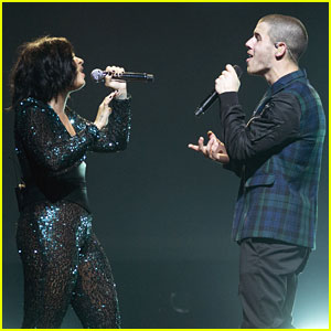 Demi Lovato & Nick Jonas Had Two Special Guests at Barclays Brooklyn Concert