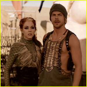 Derek Hough Dances Up a Storm in Lindsey Stirling's 'The Arena' Video - Watch Here!