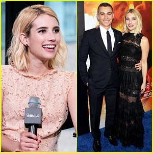 Emma Roberts Skips Question on Lea Michele & Ariana Grande for 'Plead the Fifth'