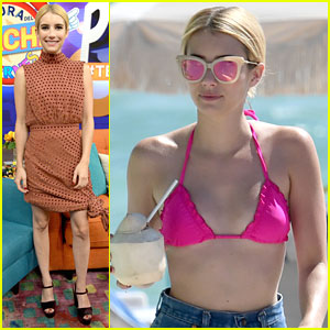 Emma Roberts Pranks The Press With Dave Franco Before Heading To Miami