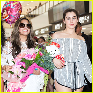 Fifth Harmony Arrive in Japan on Ally Brooke's Birthday