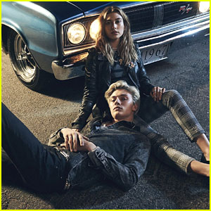 Lucky Blue Smith & Hailey Baldwin Are on Fire in Tommy Hilfiger's Denim Campaign