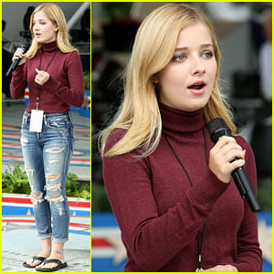 Jackie Evancho Rehearses for 'A Capitol Fourth' Concert