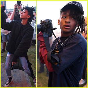 Jaden Smith & His Fam Celebrate His B-Day at Wireless Festival