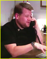 Watch James Corden Spoof Taylor Swift & Kanye West's Phone Call!