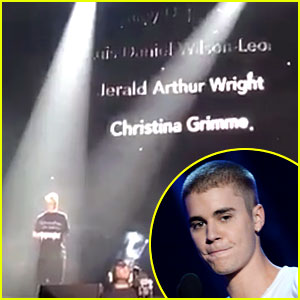 Justin Bieber Uses Orlando Concert to Remember Christina Grimmie & Pulse Shooting Victims