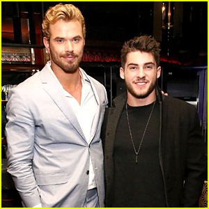 Cody Christian Meets Up with Kellan Lutz at Fashion Week Dinner!