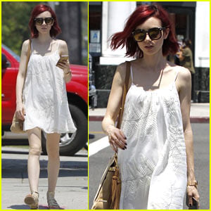 Lily Collins Looks Vintage Glam in 'Last Tycoon' Set Picture!