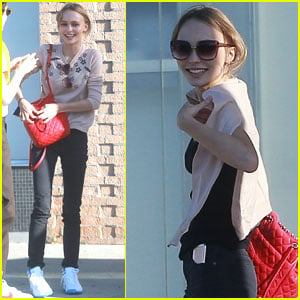 Lily-Rose Depp Grabs Lunch With a Friend in Los Angeles