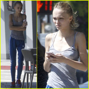 Lily-Rose Depp Makes an Afternoon Coffee Run