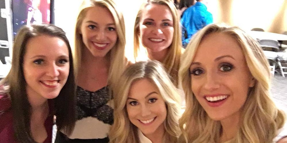 Nastia Liukin Gathers 2008 Gymnastics Olympic Team For Reunion Selfie at Trials