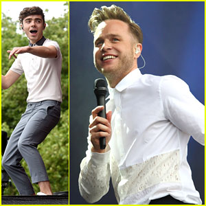 Nathan Sykes & Olly Murs Have A Blast at British Summer Time Festival