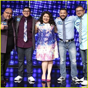 Rico & Raini Rodriguez Play Celebrity Family Feud with Brothers & Dad