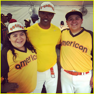 Raini & Rico Rodriguez Lead Their Team to Victory in Celebrity Softball Game