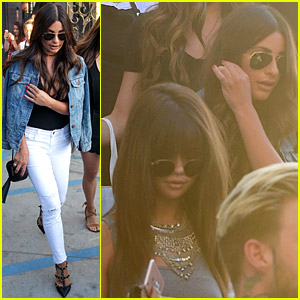Selena Gomez Gets Her Hair Done with Lea Michele!