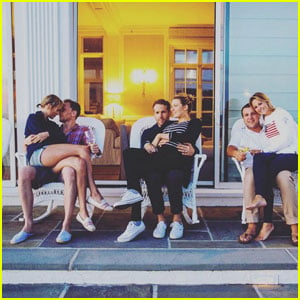 Taylor Swift & Tom Hiddleston Couple Up in Cute Photo With Blake Lively & Ryan Reynolds!