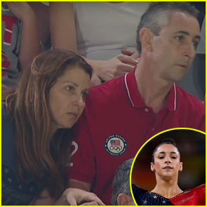 Aly Raisman's Parents Go Viral Again After Nervously Watching Rio Olympics! (Video)