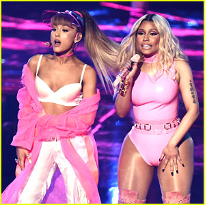 Ariana Grande Performs 'Side to Side' at MTV VMAs 2016 with Nicki Minaj (Video)