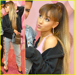 Ariana Grande Promotes Her Viva Glam Line for MAC