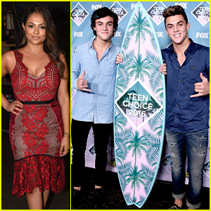 Ethan & Grayson Dolan & Bethany Mota Win Big at Teen Choice Awards 2016