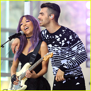 DNCE's JinJoo Lee Debuts Purple Hair For 'Today' Concert