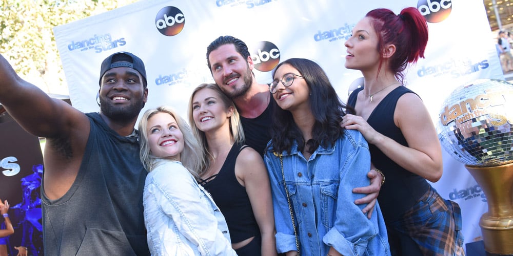 Sharna Burgess, Witney Carson & Val Chmerkovskiy Host DWTS Dance Lab at The Grove
