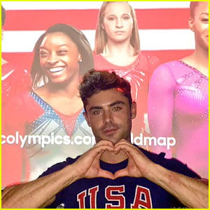 Zac Efron Continues to Share His Love for Simone Biles on Twitter!