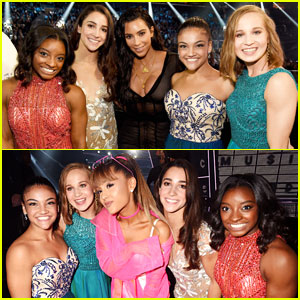 Final Five Meet Ariana Grande Backstage at MTV VMAs 2016!