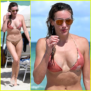 Katie Cassidy Finds 'Paradise' On Beach in Miami