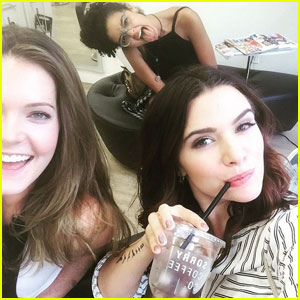 Katie Stevens Shares Set Pics From 'Issues'!