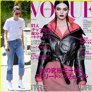 Kendall Jenner Goes Goth for 'Vogue Japan' Cover