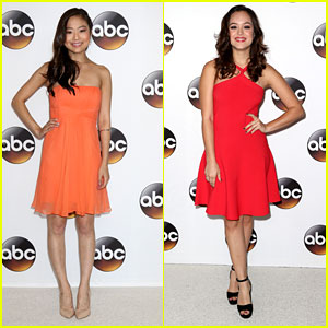Krista Marie Yu & Hayley Orrantia Step Out For ABC's Summer TCA Tour Party