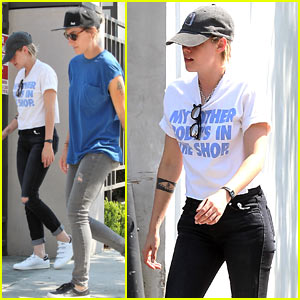 Kristen Stewart & Alicia Cargile Grab Lunch Together in WeHo