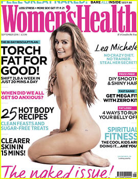 Lea Michele Bares Everything for 'Women's Health UK'!