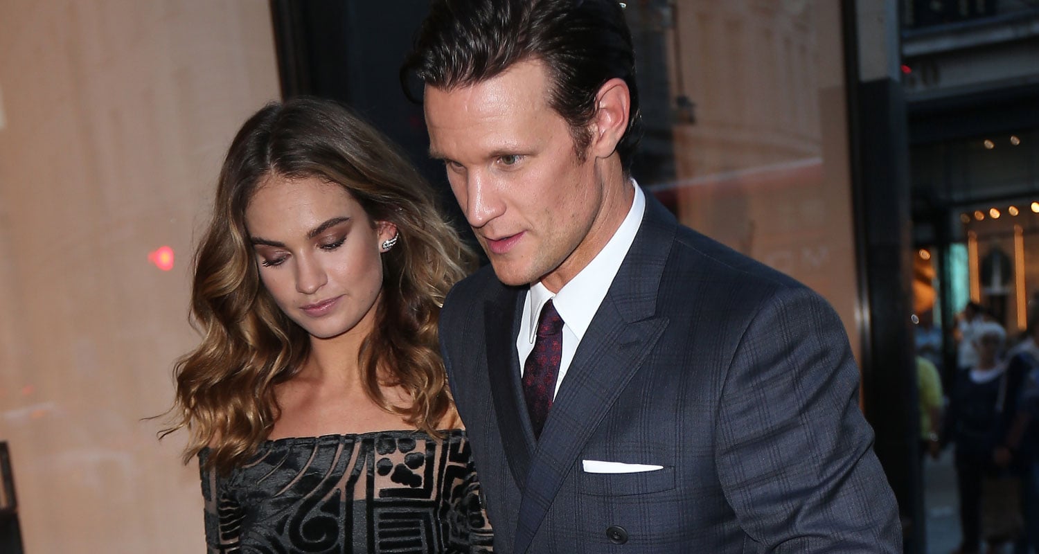 Lily James Celebrates the Launch of Her Burberry Campaign