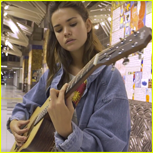 Maia Mitchell Covers 'Let Me Love You' In Subway - Watch Now!