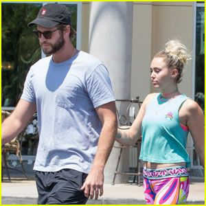 Miley Cyrus & Liam Hemsworth Couple Up For Lunch Date