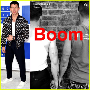 Nick & Joe Jonas Get Tattoos Together Before VMAs 2016!