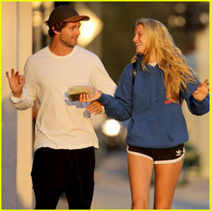 Patrick Schwarzenegger & Abby Champion Couple Up at a Concert