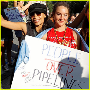 Shailene Woodley Speaks Out Against Dakota Access Pipeline!