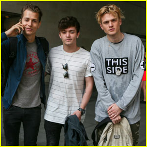 Watch The Vamps Spit Water All Over Each Other in This Funny Game!
