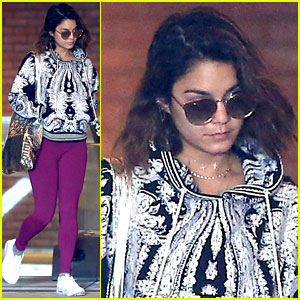 Vanessa Hudgens Kicks Off Monday Morning with a Workout!